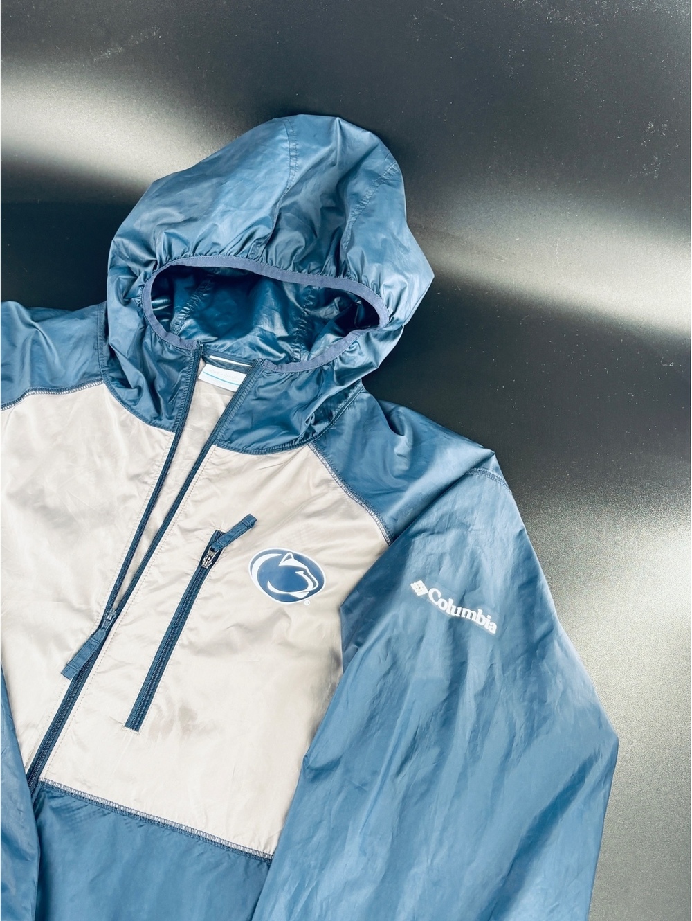 Columbia Penn State Nittany Lions Full Zip Jacket Men's XL Lightweight